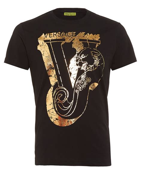 versace jeans dollar t-shirt ebay|Versace Jeans t shirt women.